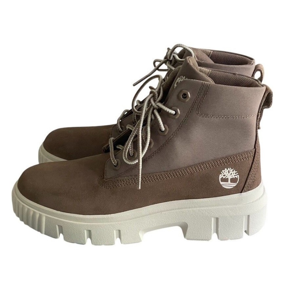 Timberland‎ Greyfield A2JHB Taupe Platform Lug Sole Boots Womens 9